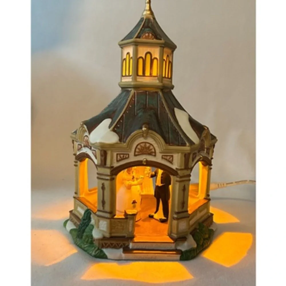 Department 56 Anniversary Gazebo Dickens Village‎ Cheers To 40 Years 2016